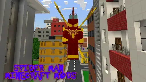 Скриншот 4 — Spider Man Minecraft Mods