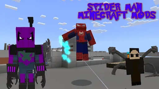 Скриншот 5 — Spider Man Minecraft Mods