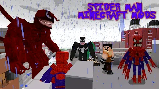 Скриншот 8 — Spider Man Minecraft Mods