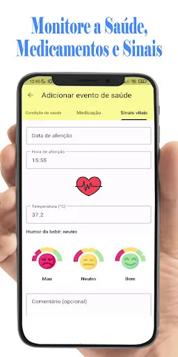 Скриншот 2 — Diário do Bebê Completo