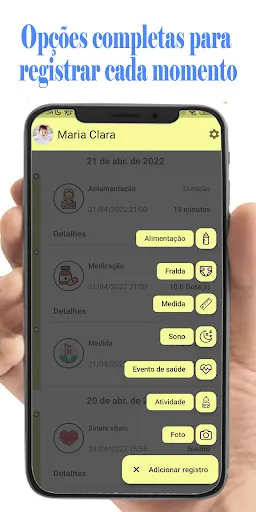 Скриншот 3 — Diário do Bebê Completo