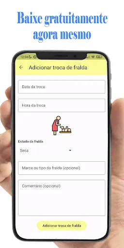Скриншот 4 — Diário do Bebê Completo