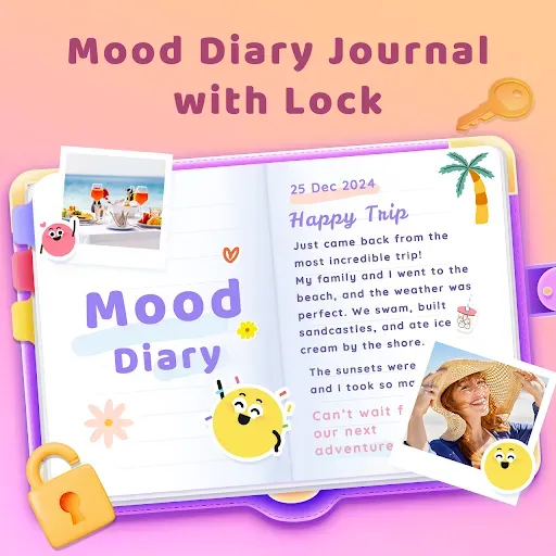 Скриншот 1 — Mood Diary - Мой дневник
