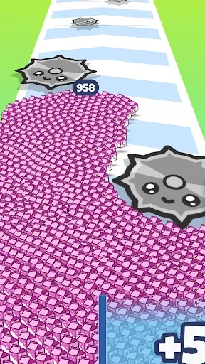 Скриншот 2 — Food Run - Crowd Control Game