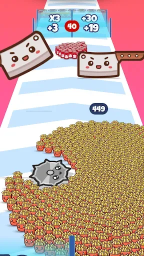 Скриншот 3 — Food Run - Crowd Control Game