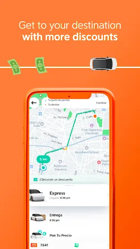 Скриншот 2 — DiDi Rider: Affordable rides