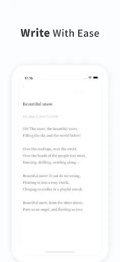 Скриншот 2 — Notes, Journal, Diary: PenCake