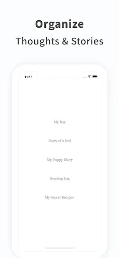 Скриншот 5 — Notes, Journal, Diary: PenCake