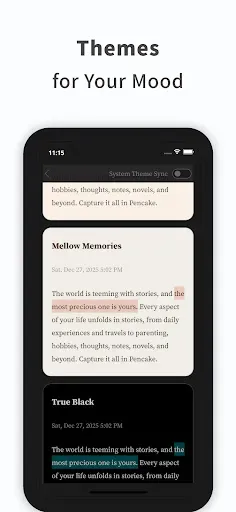 Скриншот 7 — Notes, Journal, Diary: PenCake