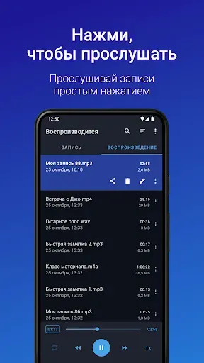 Скриншот 3 — Простой диктофон - про