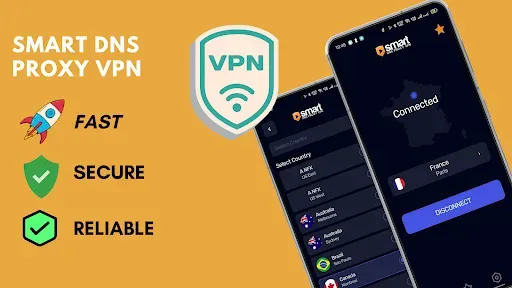 Скриншот 1 — Smart DNS - VPN Proxy Master