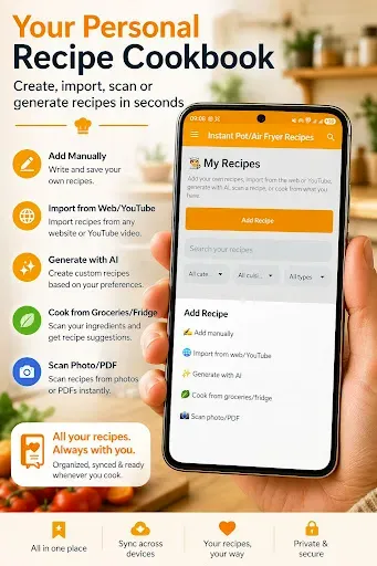 Скриншот 2 — Instant Pot/Air Fryer Recipes
