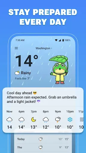 Скриншот 2 — Weather Frog: Local Forecast
