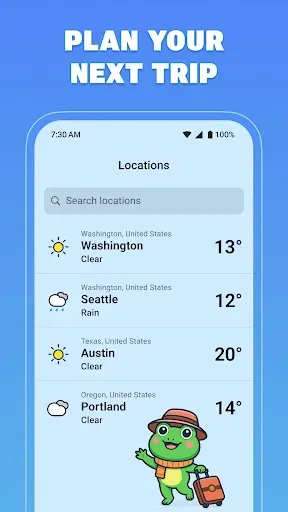 Скриншот 3 — Weather Frog: Local Forecast
