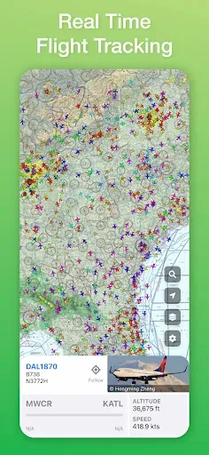 Скриншот 1 — Flight Tracker Radar Live 24