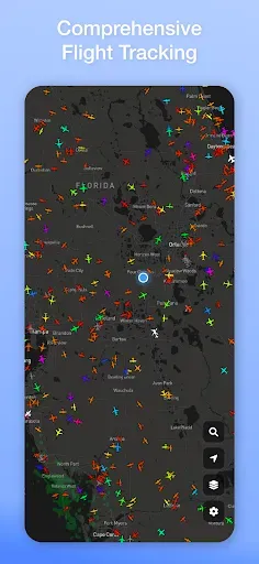 Скриншот 2 — Flight Tracker Radar Live 24