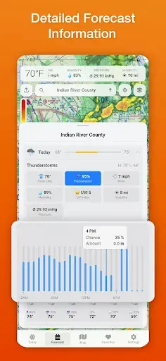Скриншот 7 — Vortix Pro: Weather Radar Maps