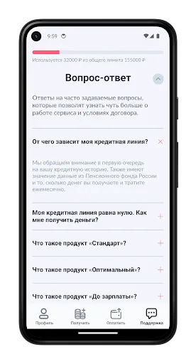 Скриншот 2 — Бюджет