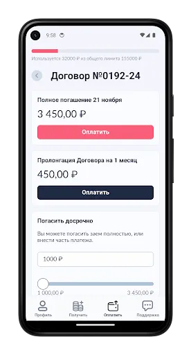 Скриншот 5 — Бюджет