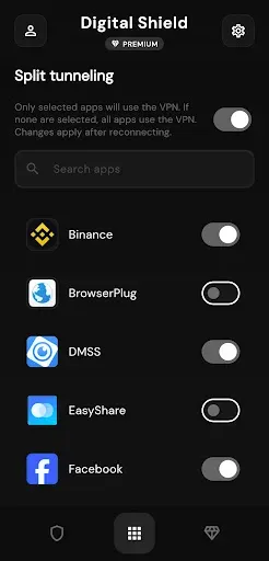 Скриншот 2 — Digital Shield VPN