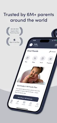 Скриншот 1 — Solid Starts: Baby Food App