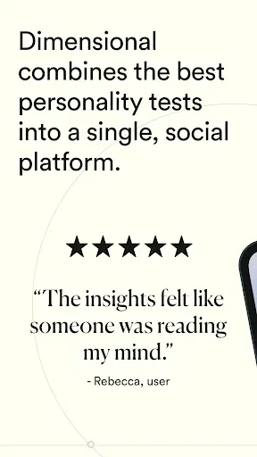 Скриншот 1 — Dimensional Personality Test