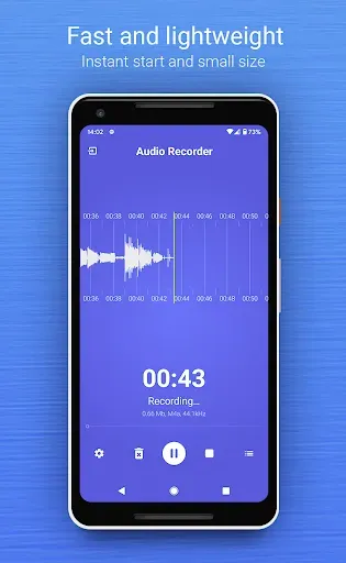 Скриншот 1 — Аудио Рекордер