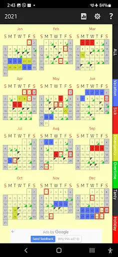Скриншот 2 — Attendance & Leave Tracker
