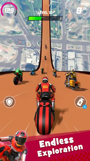 Скриншот 2 — Bike Race: Racing Games