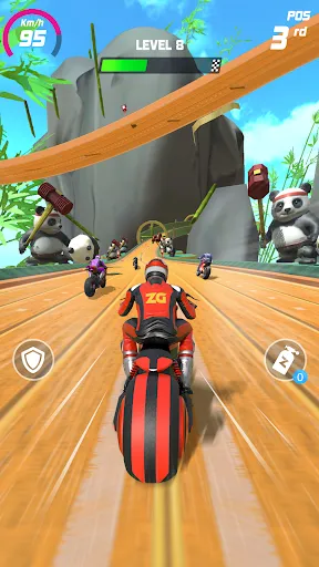 Скриншот 3 — Bike Race: Racing Games