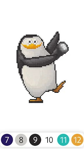Скриншот 1 — Pаскрась по номеру Pixel Paint