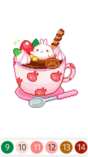 Скриншот 5 — Pаскрась по номеру Pixel Paint