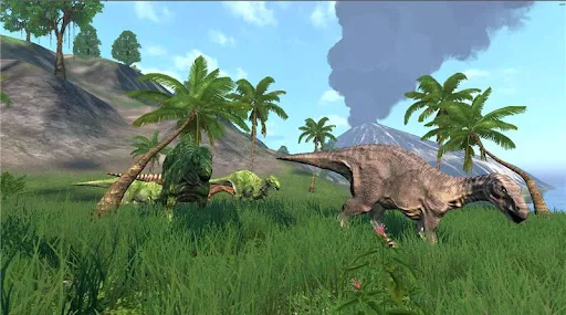 Скриншот 3 — Jurassic Clash Primal Dino Sim