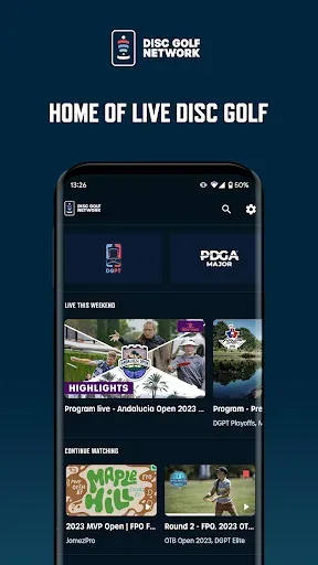 Скриншот 1 — Disc Golf Network