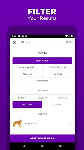 Скриншот 3 — Petfinder - Adopt a Pet