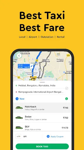 Скриншот 2 — Quick Ride- Cab Taxi & Carpool