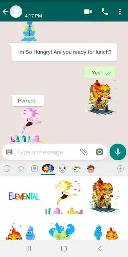 Скриншот 8 — Pixar Stickers: Elemental