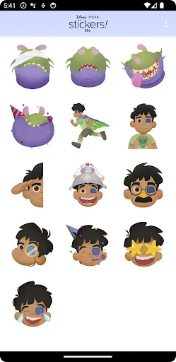 Скриншот 3 — Pixar Stickers: Elio