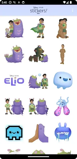 Скриншот 5 — Pixar Stickers: Elio