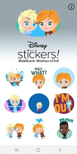 Скриншот 1 — Disney Stickers: Frozen 2