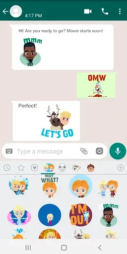Скриншот 2 — Disney Stickers: Frozen 2