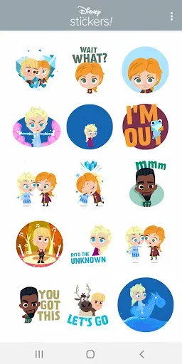 Скриншот 3 — Disney Stickers: Frozen 2