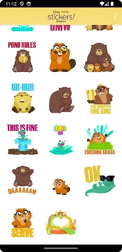 Скриншот 3 — Pixar's Hoppers Stickers