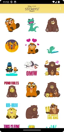 Скриншот 5 — Pixar's Hoppers Stickers