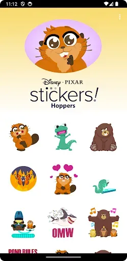 Скриншот 7 — Pixar's Hoppers Stickers