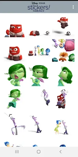 Скриншот 2 — Pixar Stickers: Inside Out 2