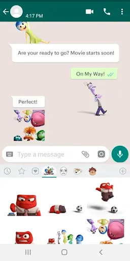 Скриншот 4 — Pixar Stickers: Inside Out 2