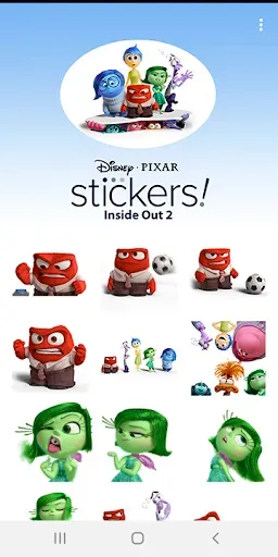 Скриншот 5 — Pixar Stickers: Inside Out 2