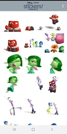 Скриншот 6 — Pixar Stickers: Inside Out 2