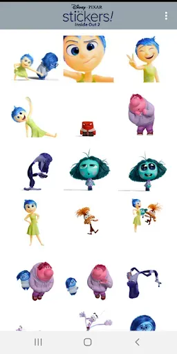 Скриншот 7 — Pixar Stickers: Inside Out 2
